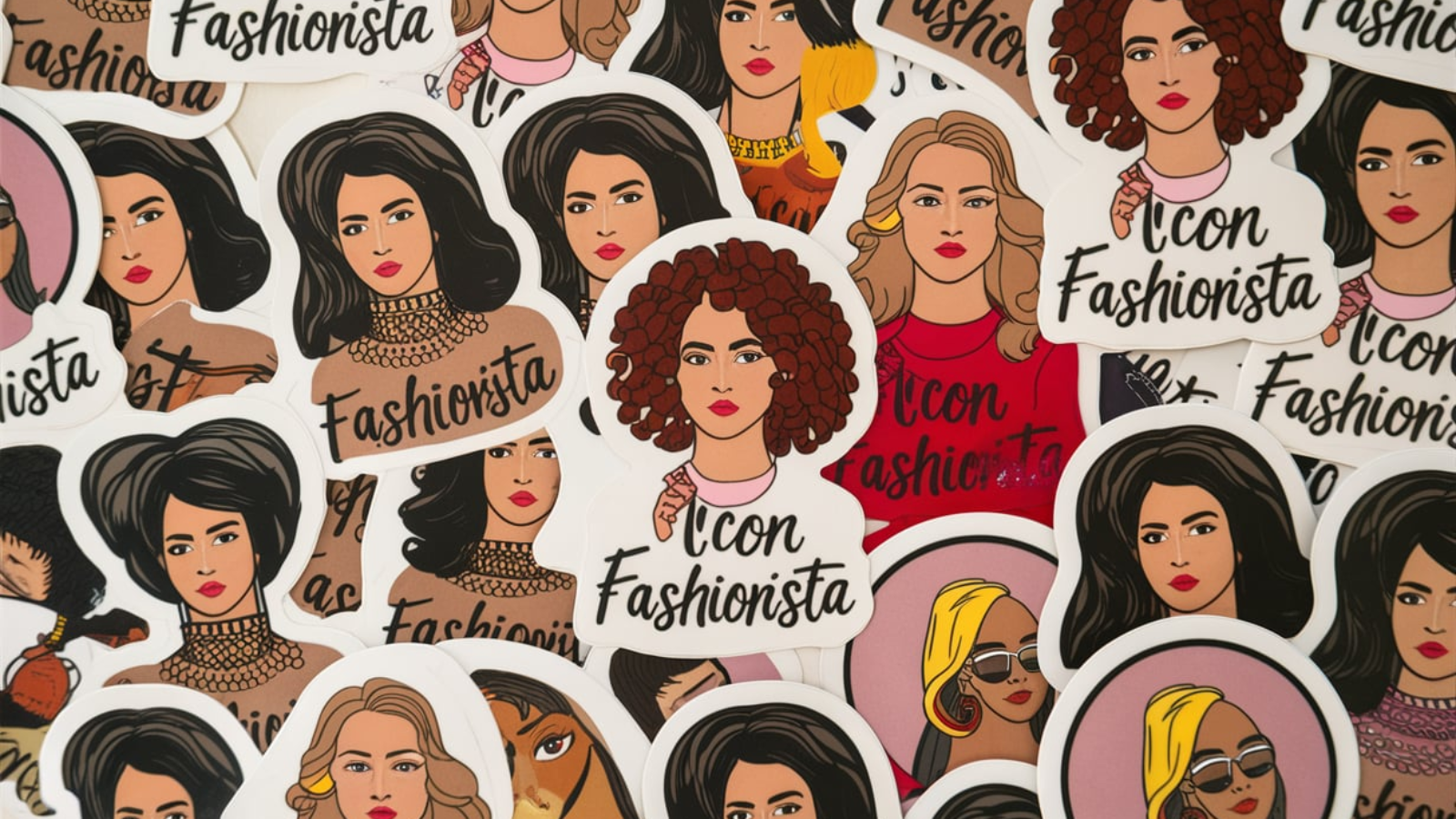 icon fashionista sticker