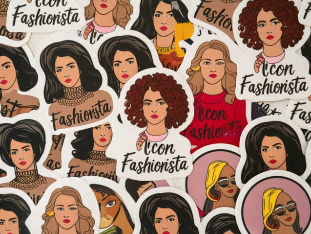 icon fashionista sticker